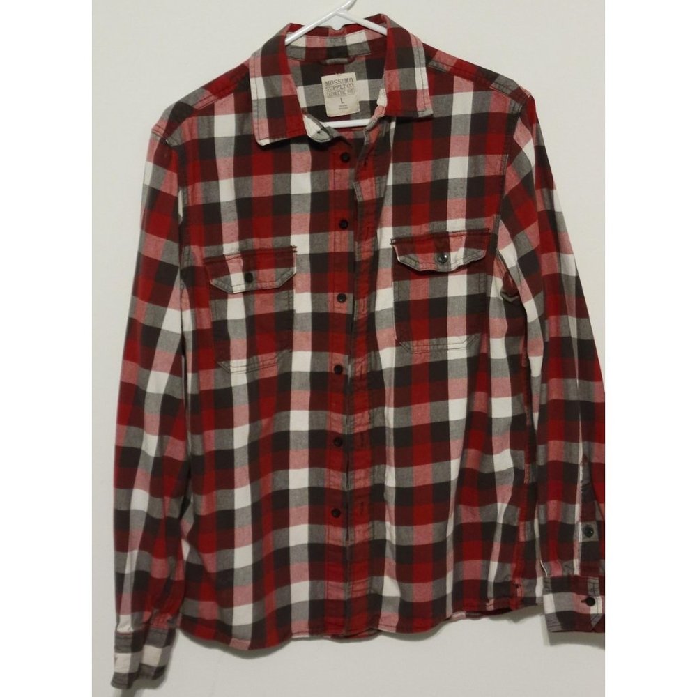 Mossimo Supply Co Dark Red Flannel
